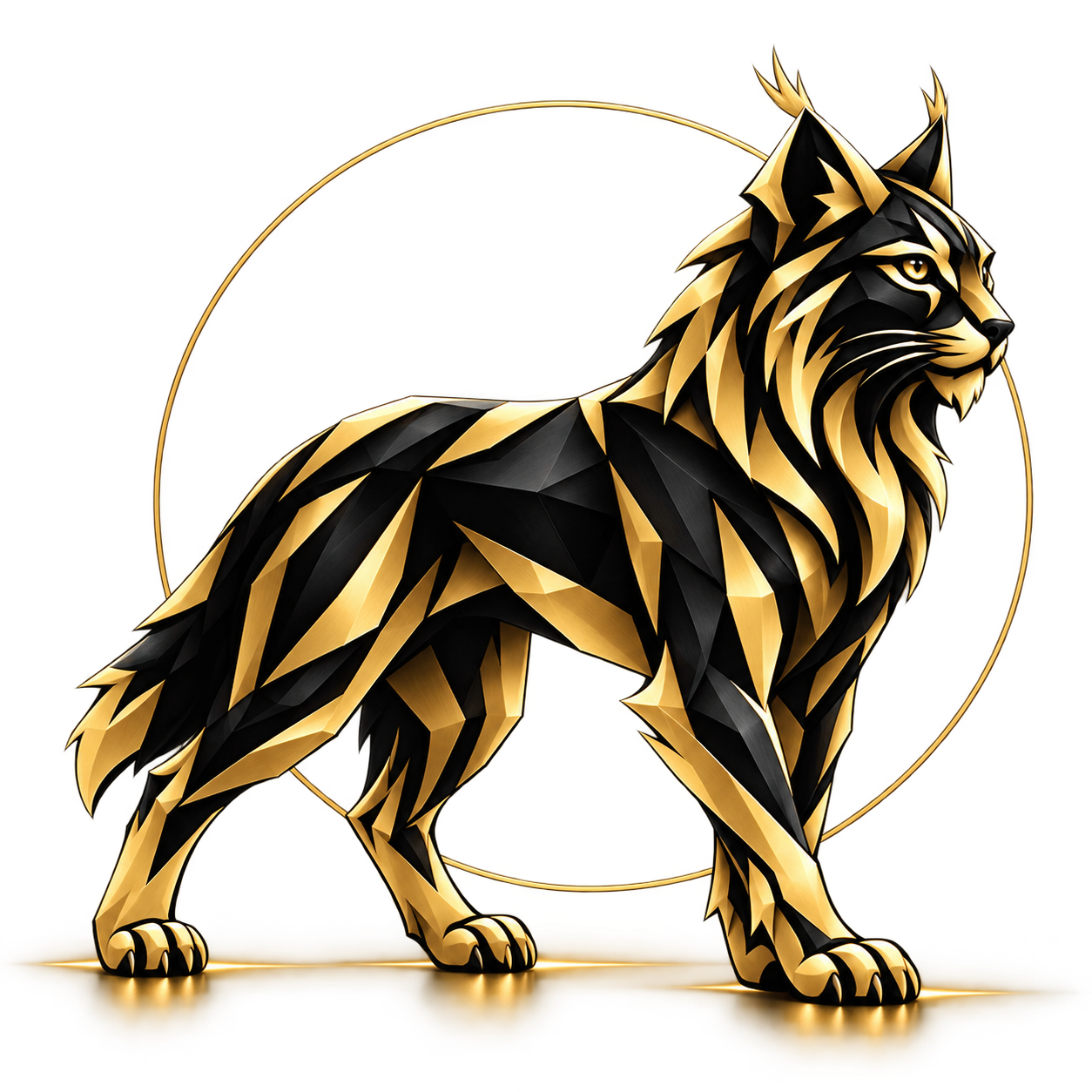 LYNXLYNKR geometric lynx