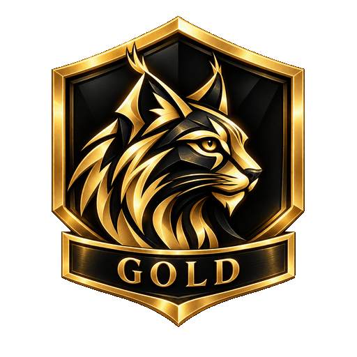 Gold member badge