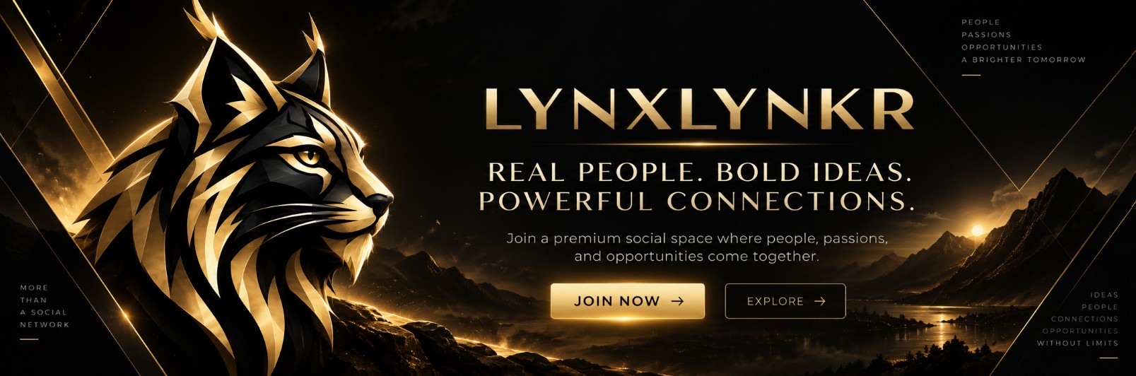 LynxLynkr — Real people. Bold ideas. Powerful connections.