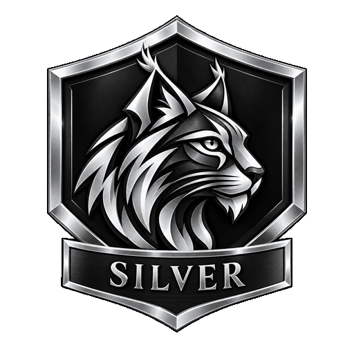 Silver member badge
